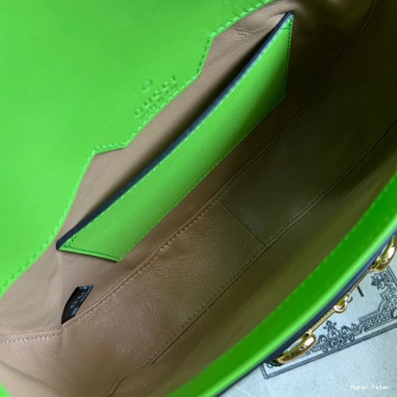 Hyper Peter bag Gucci Horsebit 1955 lizard mini 0825